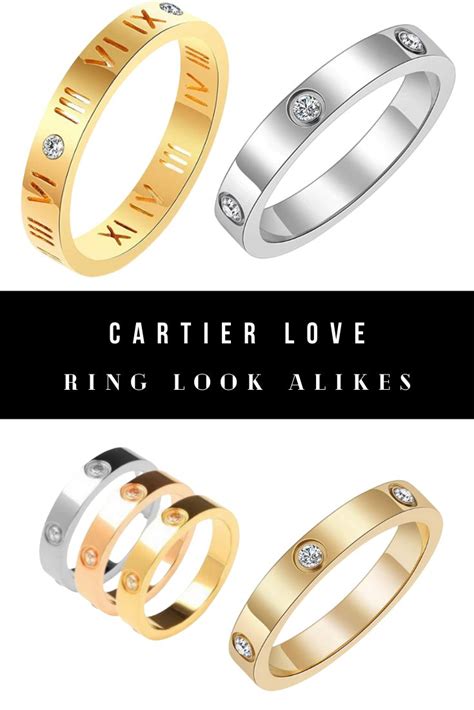 cheap cartier love ring replica|cartier love ring look alike.